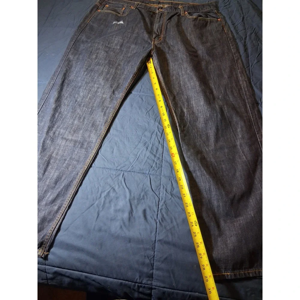 Levis 569 Loose Straight Fit Mens Jeans Dark‎ Wash Indigo W40 L32 00569-0127